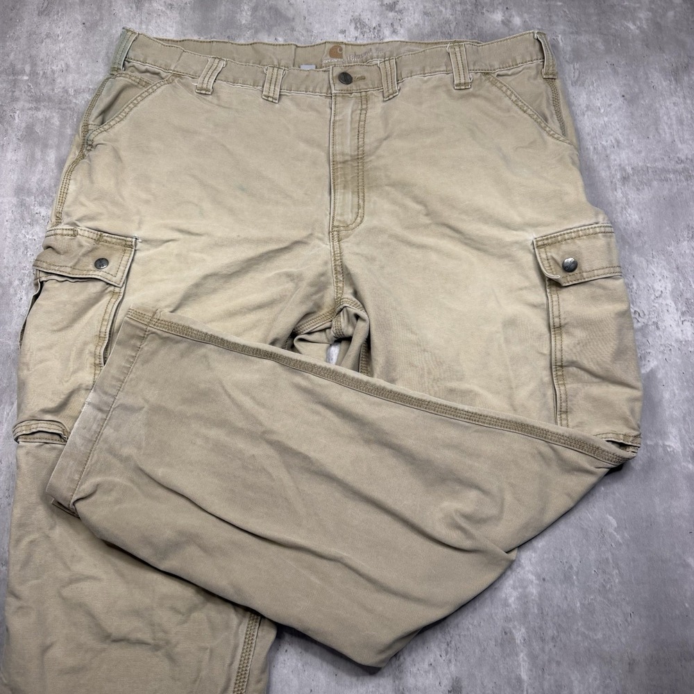 Carhartt Relaxed Fit Cargo Utility Work Pants Men's Size 44X32 Straight Leg
